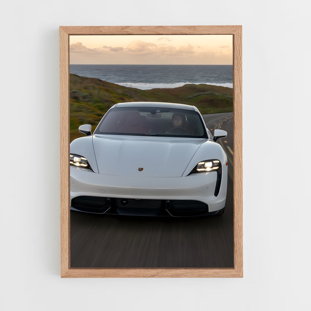 Poster splendide Taycan Turbo S – affiche Porsche (vue 4)